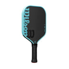 Wilson Tempo 16Mm Pickleball Paddle - Grip Size 2-4 1/4'', Black/Blue