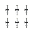 6 Pack 6Mm X 83Mm Trampoline Screws Steel Trampoline Screws Long Screw Trampoline Replacement Parts Trampoline Accessories Enhan