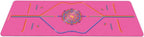 Liforme Printed Travel Yoga Mat - Free Yoga Bag, Patented Alignment System, Warrior-Like Grip, Nonslip, Eco-Friendly And Biodegr