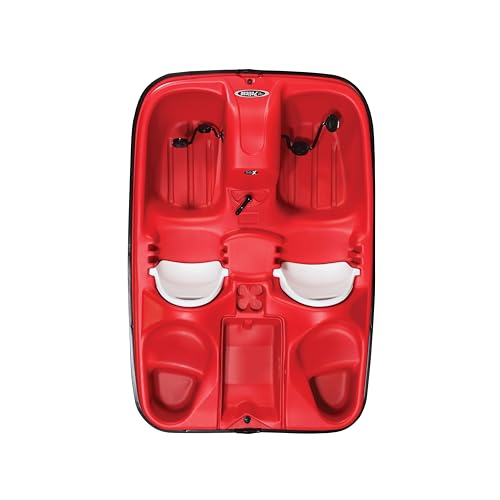 Pelican Sport - Pedal Boat Monaco - Adjustable 5 Seat Pedal Boat, Red/White