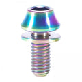 Heavenglow 6Xbike Water Bottle Cage Bolts M5 Alloy Hex Socket Tapping Screws Colorful|Bicycle Accessories
