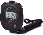 Multi-Function Electronic Digital Sport Stopwatch Timer, Large Display with Date Time and Alarm Function,Suitable for Sports Coa
