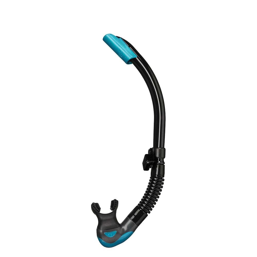 TUSA SP-170 Platina Hyperdry II Scuba Diving Snorkel, Black/Ocean Green
