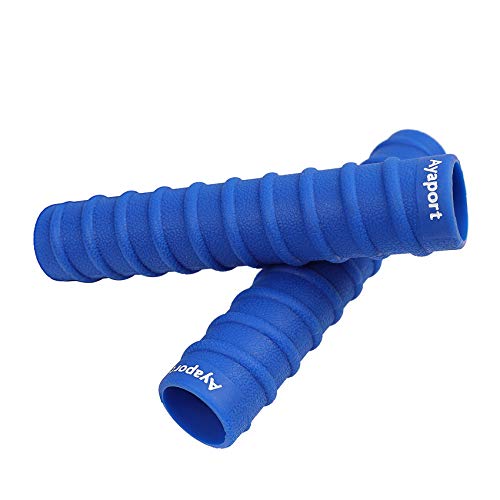 Ayaport Kayak Paddle Grips Non-Slip Silicone Wraps Blister Prevention Kayaking Accessories For Take-Apart Paddles (Blue)