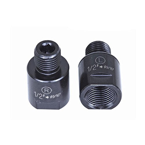 Alta Bicycle Pedal Adapter Fits 1/2'' Cranks & 9/16'' Bike Pedals