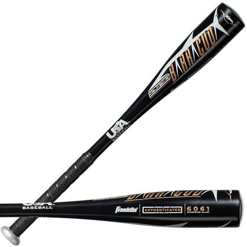 Franklin Sports Teeball Bat - Barracuda Metal Teeball Bat (-11) - Usa Baseball Approved - 2 5/8'' Barrel - 24 In./13 Oz.