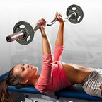 Gymenist Single Exercise Metal Weight Plates For Olympic 2 Inch Barbells (5-Lb Pair), Gray (Gwp405-5-Pair)