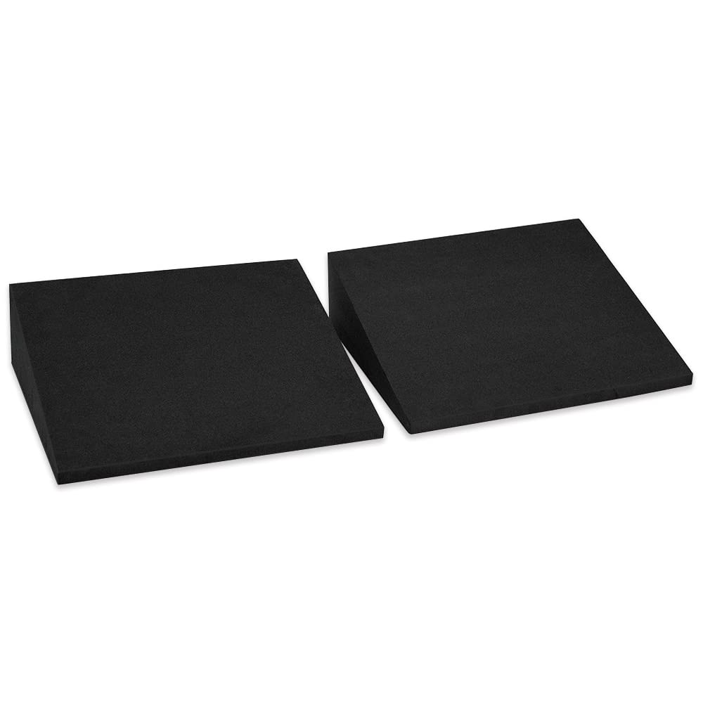 Strongtek 13'' Large Yoga Foam Wedge, Slant Board, Calf Stretcher, For Lower Leg Strength, Stability, Incline Wedge, Knee Pad, B