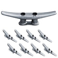 Simplified Living 6'' Boat Dock Cleats: Rough Cast Hot Dipped Galvanized Iron: 4, 8, 16 Pack (8 Pack)