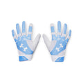 Under Armour Womens Radar Softball Gloves, (103) White/Carolina Blue/White, Small