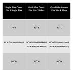 Formosa Covers Bike Cover For Car, Truck, Rv, Suv Transport On Rack - Protection While You Roadtrip Or Perfect For Home Storage,