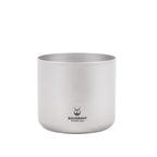 Silverant Camping Mug Titanium Double Wall Coffee Tea Cup (110Ml Double-Wall Cup)