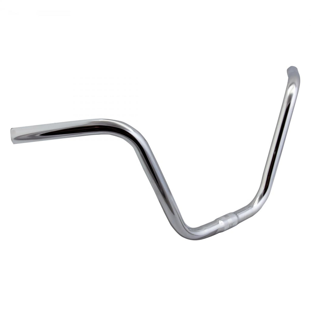Wald 870 Hi-Rise Cruiser Bike Handlebar (24.5-Inches Wide, Chrome, 9.5-Inch Rise)