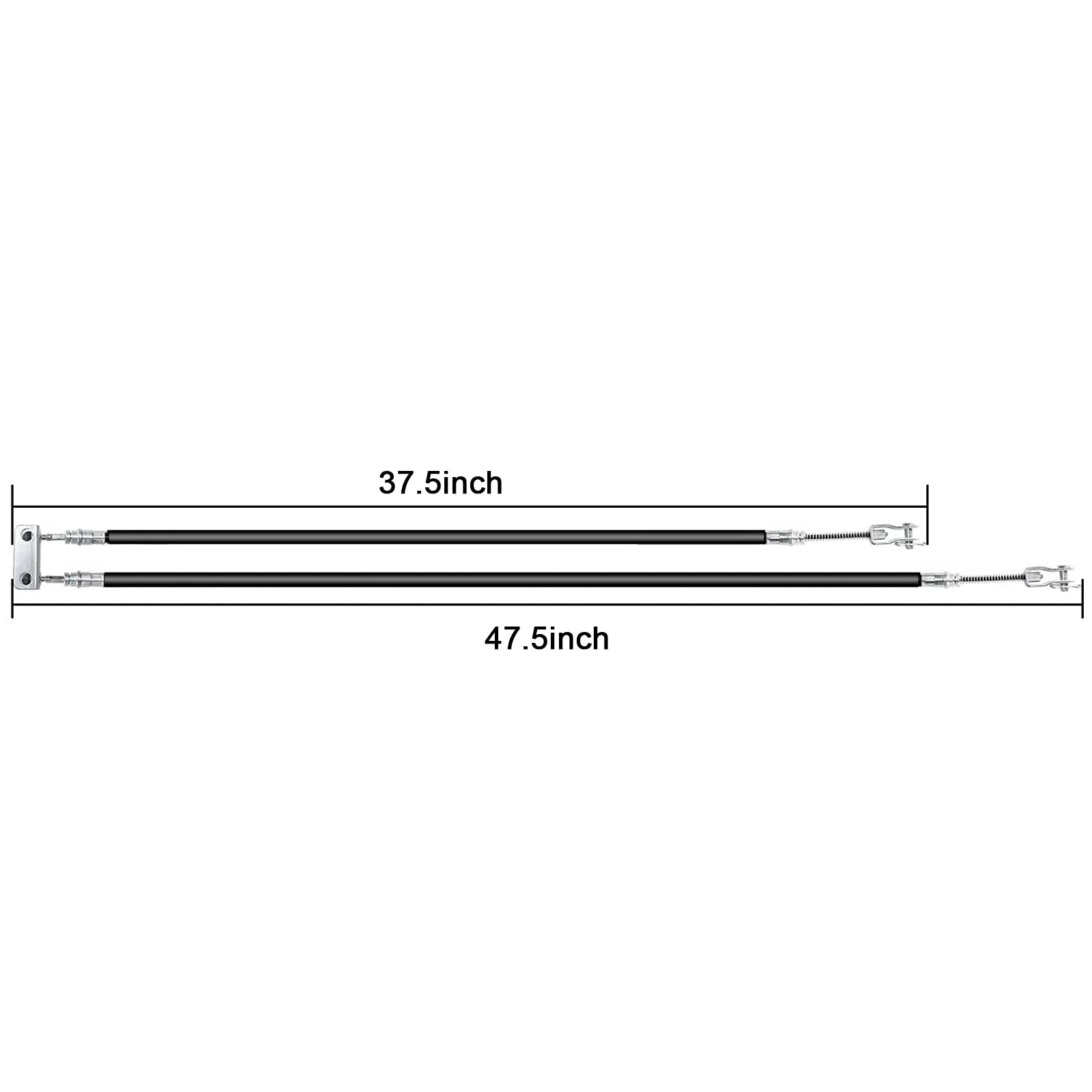Leapgomax Ezgo Txt Brake Cable Set Passenger And Driver Side Stainless Steel Core For Marathon Medalist Golf Cart 1994-2008 Gas