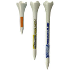 Pride Professional Tee System Plastic Golf Tees, 3-1/4 Inch - 30 Count (Blue),Ev31430 White