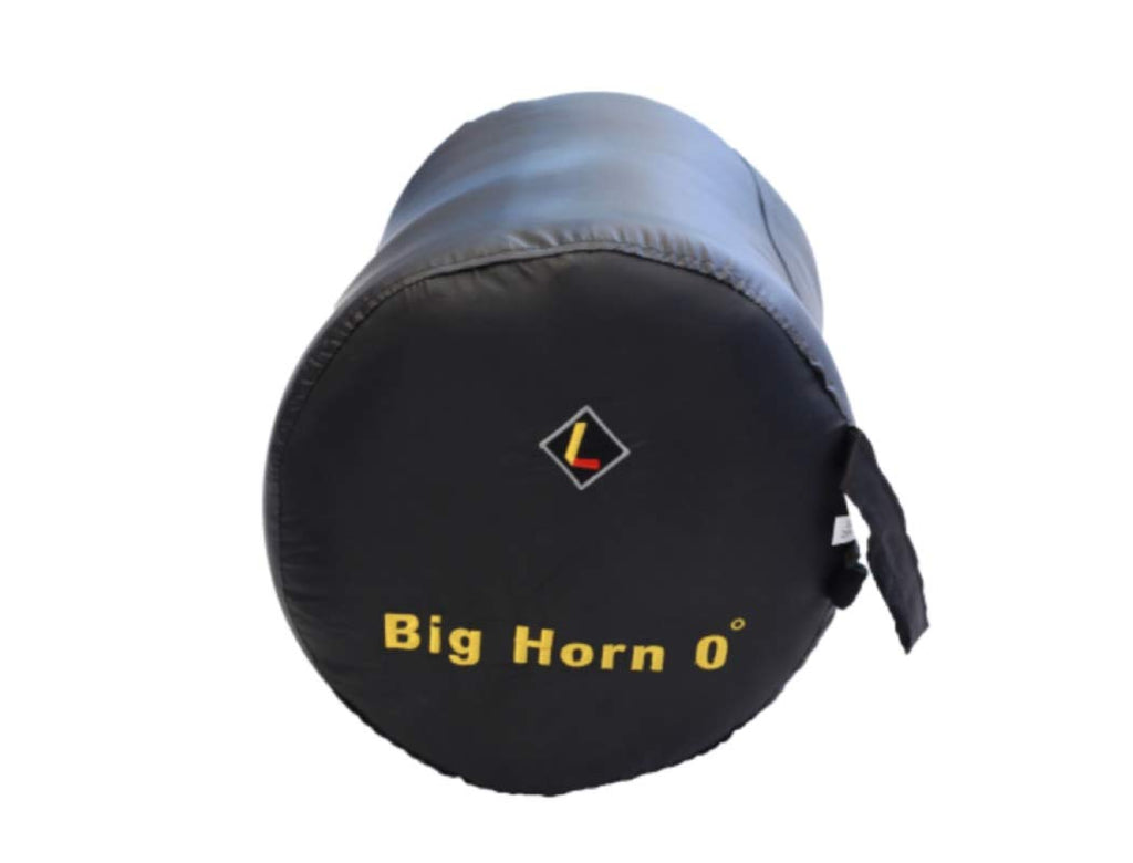 Ledge Sports Big Horn -20 F Degree Xl Oversize Fleece Lined Sleeping Bag (90 X 40, Black)