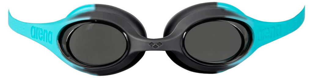Arena Unisex Spider Kids Swim Goggles For Boys And Girls Non-Mirror Lens, Smoke/Black/Mint