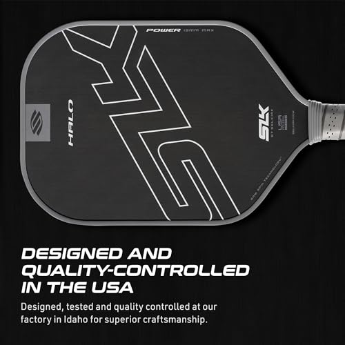 Selkirk Slk Halo Power Max Pickleball Paddle | Raw Carbon Fiber Pickleball Paddle With A Rev-Core Power Polymer Core | The Pickl