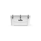 Grizzly 100 Cooler  100 Qt Ice Chest Durable Rotomolded Insulated  Made In Usa  Warranty For Life  For Beach Boat Camping Fishin