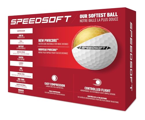 Taylormade Golf Speedsoft Golf Balls One Dozen