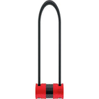 Abus U-Lock 440A Ush Alarm - Bicycle Lock With Mount And Alarm Function Security Level 8-230 Mm Shackle Height, Black