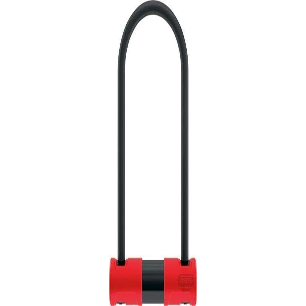 Abus U-Lock 440A Ush Alarm - Bicycle Lock With Mount And Alarm Function Security Level 8-230 Mm Shackle Height, Black