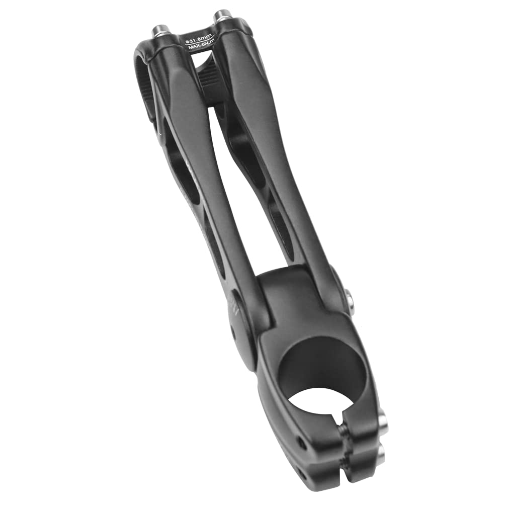 Cysky Bike Stem Universal 31.8Mm And 25.4Mm Adjustable  90 Degree 145Mm Mtb Stem Bike Stem Riser Short Handlebar Stem For Mounta