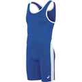 ASICS Men's T-back Performance Wrestling Singlet, Royal/White, X-Small