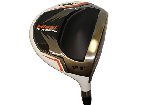 Kick-X Golf Blast Driveway Driver With Graf Shaft, Right Hand, Regular Flex, 12.5 Degree, White