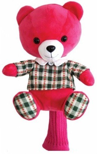 Player Supreme Heady Bear Golf Club Headcovers For Drivers (Patty Pink)