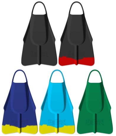 Dafin Swim Fin Pro - Black (Black, Lg)