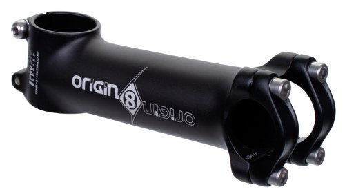 Origin8 Pro Fit Alloy Ergo Stem, 1-1/8 X 26.0 X 17-Degree X 110Mm, Black