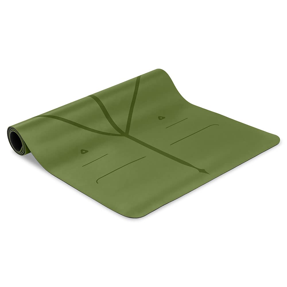 Liforme Travel Yoga Mat - Free Yoga Bag, Patented Alignment System, Warrior-Like Grip, Non-Slip, Eco-Friendly And Biodegradable,