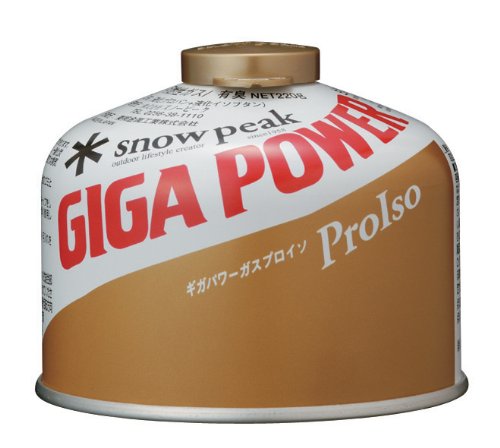 Snow Peak Gigapower Fuel 250 Gold, High Performance Four Season Blend Works in All Conditions, Stows Conveniently Within Trek 90