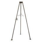 Guide Gear Tripod Portable Game Hanger Deer Hoist Lift System For Hunting, Hide Skinning, Field Dressing