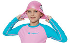 Zabert Girls Kids Swim Cap Hat,Swimming Caps Hats For Girls Toddler Baby Long Hair Braids & Dreadlocks - Silicone Waterproof Pin