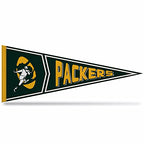 Rico Industries Nfl Football Green Bay Packers Retro - Alt 12'' X 30'' Felt Wall D  Cor Pennant - Great For Home/Bed Room/Man Ca