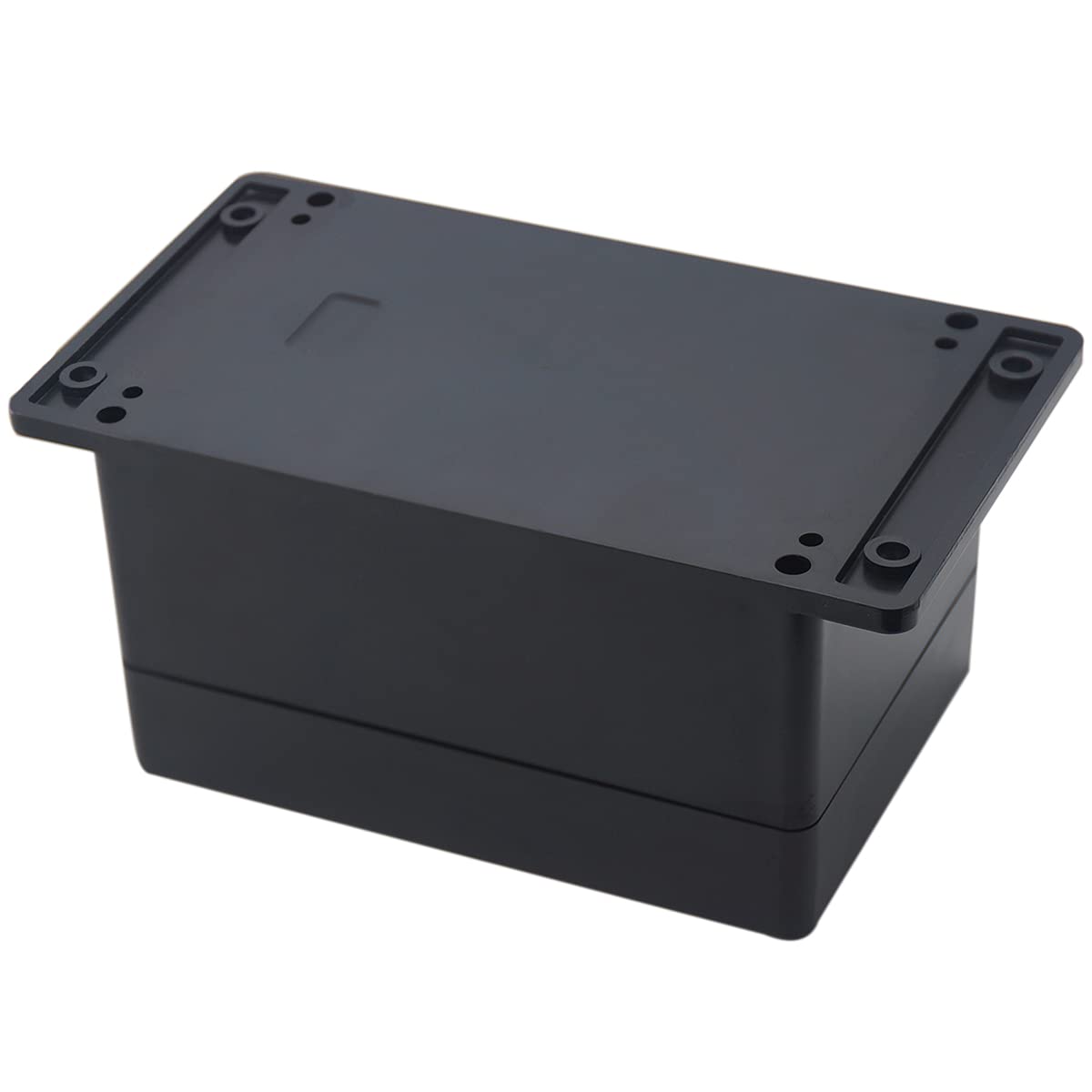 Junction Box, Zulkit Project Box Waterproof Dustproof Ip65 Abs Universal Electrical Boxes Enclosure With Fixed Ear Black 630 X 4