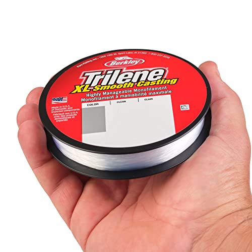 Berkley Trilene Xl, Clear, 2Lb | 0.9Kg, 330Yd | 301M Monofilament Fishing Line, Suitable For Freshwater Environments
