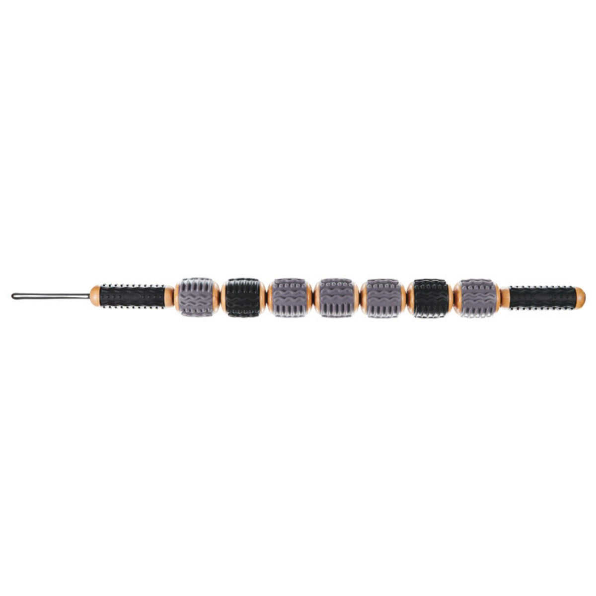 CLOVRIX NonSlip Handle Stretching Massage Stick Portable Muscle Roller Handheld for Athletes, Runners, PostWorkout, Gym, Home,