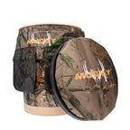 Muddy Sportsman'S Bucket - Durable Lightweight Portable Versatile Ground Hunting Outdoor 5 Gallon Camo Pail With Accessory Pouch