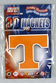 Sportfx International Ncaa Tennessee Volunteers Magnet Jumbo 3D, Team Color, One Size