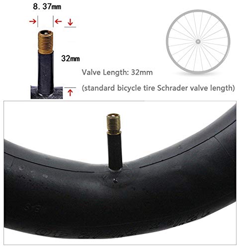 2 Pack Bike Tube With 3 Tire Levers, 26''1.75/1.95/2.10/2.125 Bicycle Inner Tube Tyres Road Mtb Bike Interior Tire Tube Anti Pun