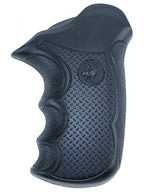 Pachmayr Diamond Pro Grip For Taurus Compact Public Defender With Steel Frame, Black