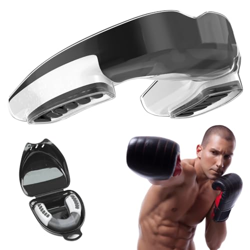 Proberos Boxing Mouthguard, HighDensity Eva Teeth Guard For Upper Teeth, Ergonomic Molded Mouthguard, Shock Absorption, Comfort
