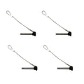 Nrc&Xrc Stainless Bimini Top Dia 3/16'' Pull Pins Length 1.5'', Usable Length 1'', Bimini Top Pin, Marine Hardware Bimini Top Pi