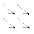 Nrc&Xrc Stainless Bimini Top Dia 3/16'' Pull Pins Length 1.5'', Usable Length 1'', Bimini Top Pin, Marine Hardware Bimini Top Pi