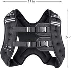Prodigen Running Weight Vest For Men Women Kids 8 Lbs Weights Included, Body Weight For Training , Jogging, Cardio, Walking, Eli