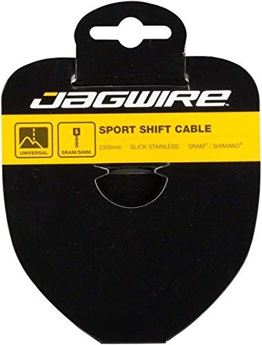 Jagwire - Sport Slick Stainless Universal Bicycle Shifter Cable  For Road And Mountain Bikes  Sram And Shimano Compatible  Doubl