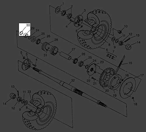 Polaris 7710405 RING SNAP Sportsman Scrambler 525 500 450 425 400 Magnum 7710496